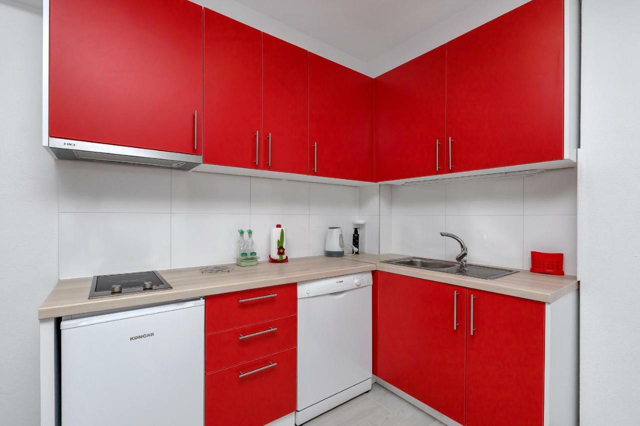 Apartman Sjever 마카르스카 외부 사진